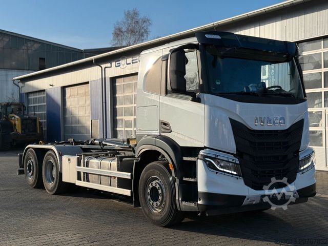 Roll-off tipper truck IVECO X-Way 480 6x2 Abrollkipper Palfinger PH T20 SLD5