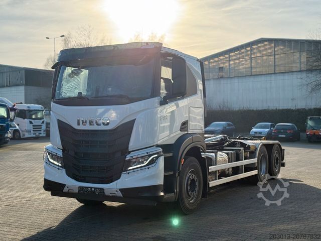 Roll-off tipper truck IVECO X-Way 480 6x2 Abrollkipper Palfinger PH T20 SLD5