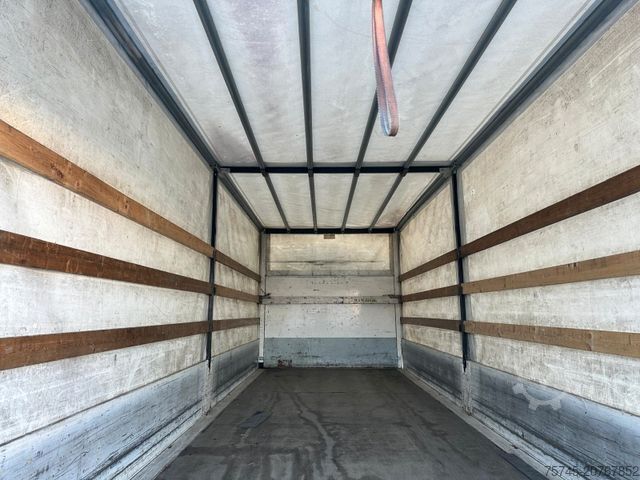 Flatbed truck with tarp MAN TGL 12.220 * ACC-SPUR-ASST *  BORDWAND * SAXAS *