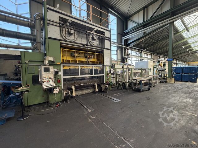 Automatický děrovací lis - transferový lis Helmerding KDH 500/3100/2