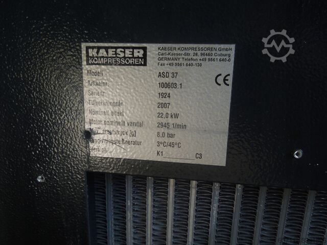 Compresor cu șurub Kaeser ASD37
