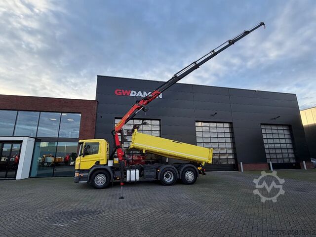 Volquete de 3 lados Scania P360 6x2 3 zijdige Kipper/ Palfinger PK 18002-E...