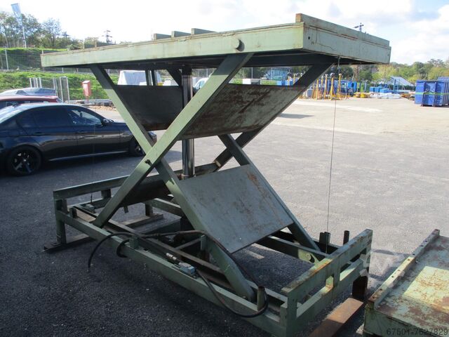 Hydraulische Hubtischwagen Hubtisch Scherenhubtisch 2900x1200mm  1000 kg (1910)