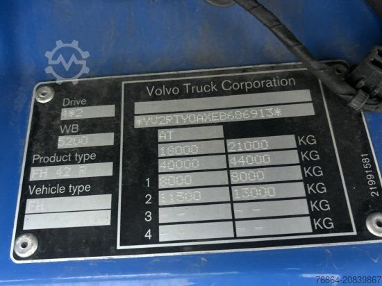 Swap body truck VOLVO FH 460 BDF 4X2, I-SHIFT, EURO6, ALU-FELGEN, EL. SITZEINSTELLUNG