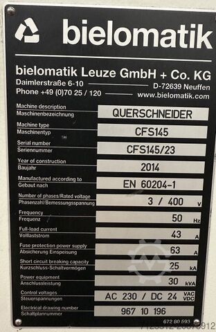 BIELOMATIK CFS 145/23 bielomatik CFS145