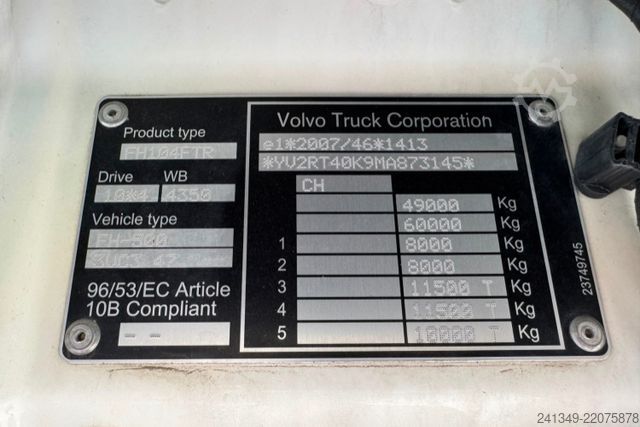 Kiper kamion VOLVO FH-500 10x4 19m3