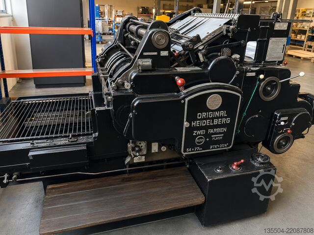 πιεστήριο τυπογραφίας Heidelberg Zylinder 54x77