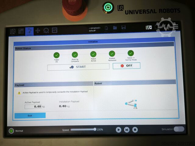 Robot przemysłowy Universal Robots Universal Robots UR5e with Teach Pendant