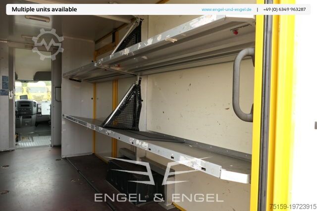 Vrachtwagen met bakwagen mercedes-benz SPRINTER 310 CDI MAXI EURO-5 KOFFER REGALE KAMERA DURCHGANG