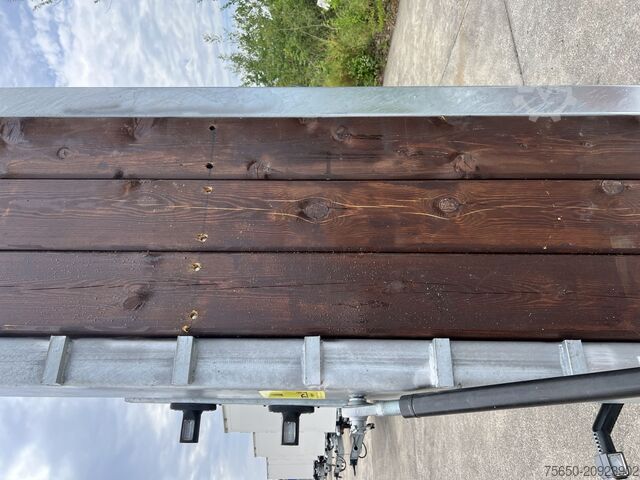 Dieplader oplegger Möslein T 3-8,20 P VB H1  3 Achs Tieflader mit gerader Ladefläche 8,20 m, Neufahrzeug