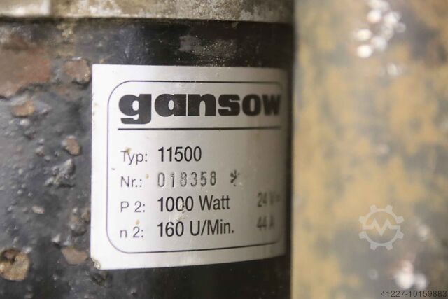Aandrijfas met reductiemotor Gansow 70 BF 70 11500