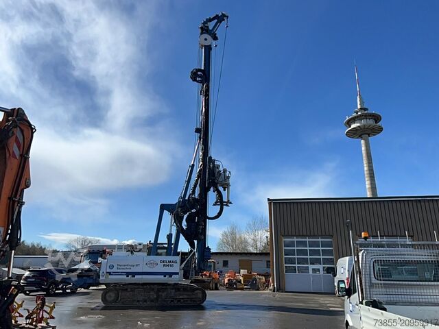 Borrigg Delmag SR 25 BT / RH 18 on Sennebogen SR25 with ABI MDBA 3500 Soil Improvement Rig