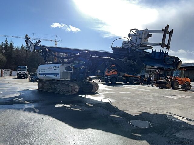 Borrigg Delmag SR 25 BT / RH 18 on Sennebogen SR25 with ABI MDBA 3500 Soil Improvement Rig