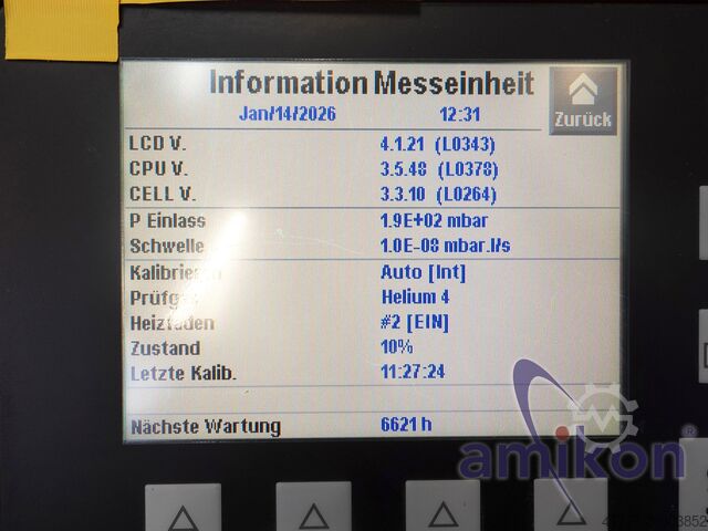 Helium - Lecksuchgerät mit Wagen Pfeiffer Adixen ASM 340 WET
