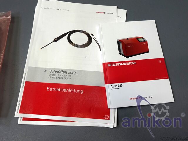 Helium - Lecksuchgerät mit Wagen Pfeiffer Adixen ASM 340 WET