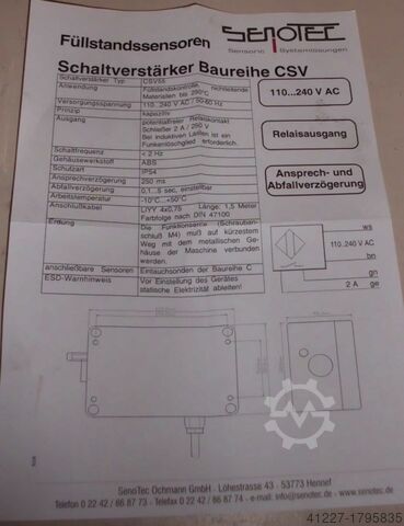 Schakelversterker Senotec CSV 55