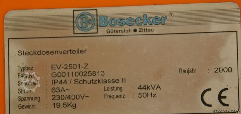 Power strip Bosecker EV-2501-Z