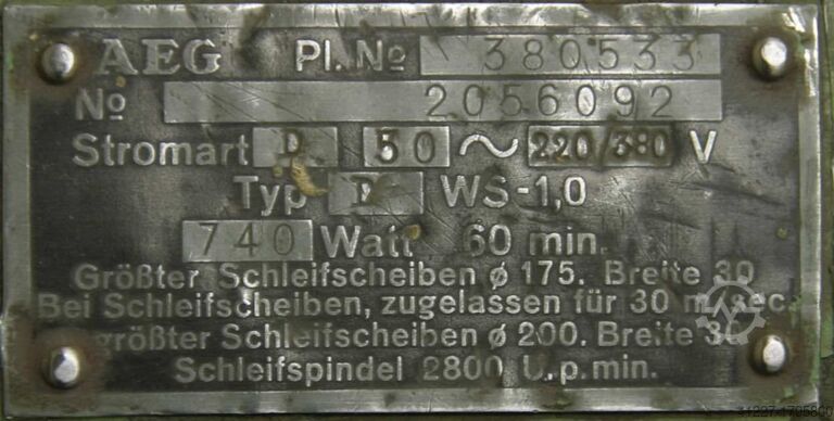 Doble bloque de molienda AEG Ø 200 mm