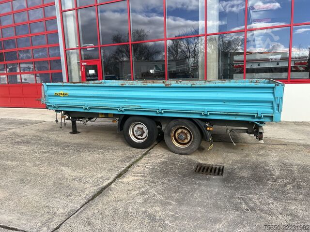 Sklopný přívěs Humbaur HTK 10 50 24  Tandem Kipper- Tieflader