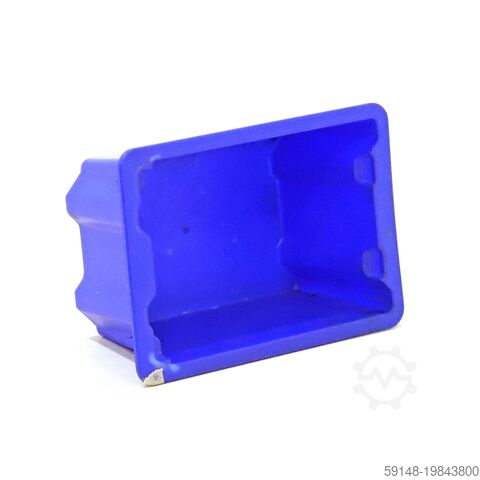 Gebruikte Stapelbare, nestbare bakken alle wanden gesloten L:400,B:280,H:175mm blauw. Kruizinga 98-7331GB-PAL