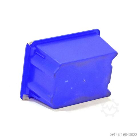 Gebruikte Stapelbare, nestbare bakken alle wanden gesloten L:400,B:280,H:175mm blauw. Kruizinga 98-7331GB-PAL