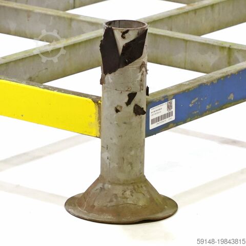 Gebruikte Mobiele stapelrack mobiele rack geschikt voor rongen 60.3 L:1550,B:1200,H:300mm Kruizinga 98-7341GB-01