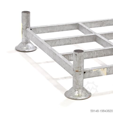 Gebruikte Mobiele stapelrack mobiele rack geschikt voor rongen 60.3 L:2020,B:1160,H:290mm Kruizinga 98-7341GB-02