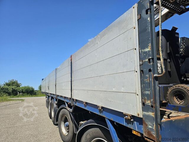 Flatbed PACTON t4-001 / 4 AXLE TRAILER /2 LIFT AXLES /2 STEERI...
