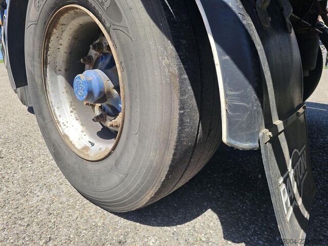Flatbed PACTON t4-001 / 4 AXLE TRAILER /2 LIFT AXLES /2 STEERI...