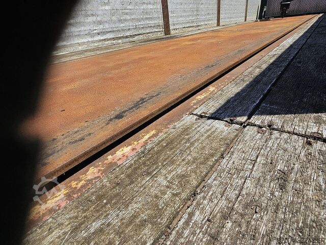 Flatbed PACTON t4-001 / 4 AXLE TRAILER /2 LIFT AXLES /2 STEERI...