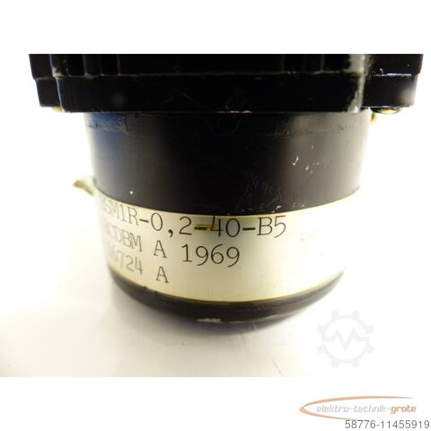 Baldor Motor Baldor BSM1R-0,2-40-B5 Servomotor  SN: BCDBMA1969 + Planetengetriebe