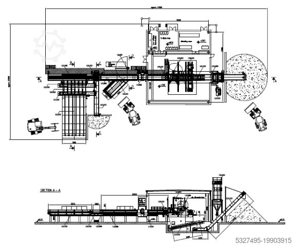 Mašina za proizvodnju iverice Pallmann Chipping line Drum Chipper PHT 850x1250