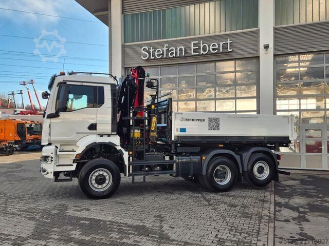 Sklápěč MAN TGS 28.510 6x4-4 BL Palfinger PK24.001 Funk AHK