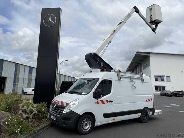 Podnośnik koszowy na samochodzie ciężarowym Renault Master 2.3 dCi / KLUBB K26, 12m