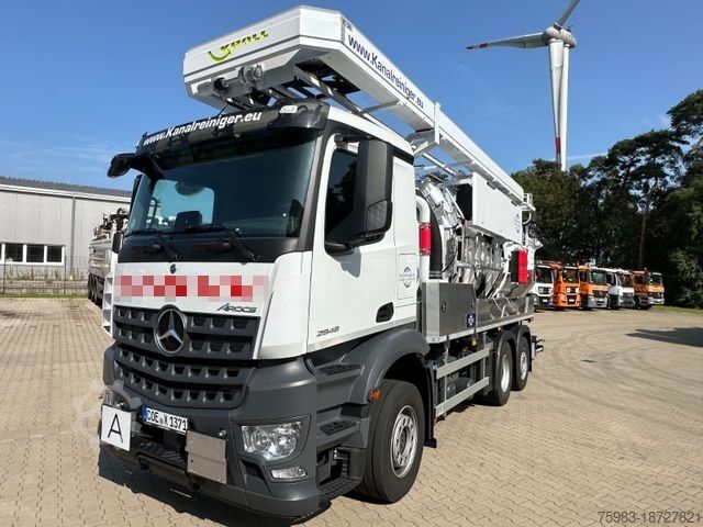 Vacuümtankwagen MERCEDES-BENZ Mercedes Benz Arocs 2548 6x2 L mit KROLL Kombi