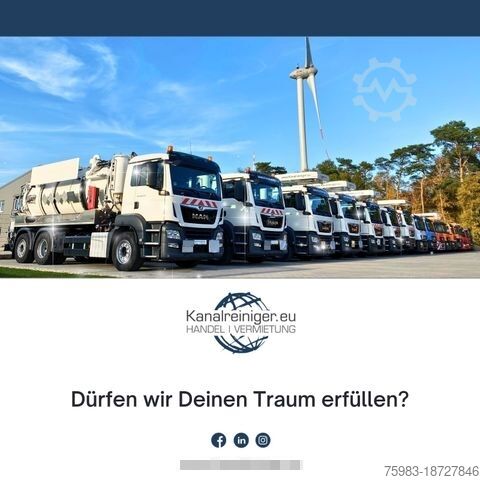 Saugwagen MERCEDES-BENZ ACTROS 2546 L 6x2 mit Krüger Saug-Druck-Aufbau