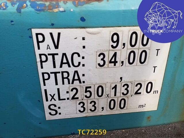 Platform aanhanger Leveques 