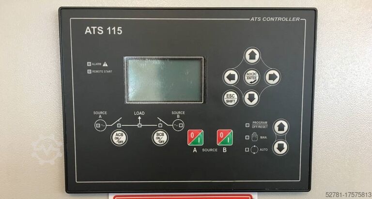 Bouwmachine ATS Panel 400A - Max 275 kVA - DPX-27507