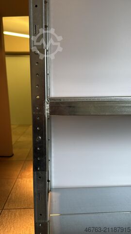 Reolsystem med hylder, plug-in system, 1,30m × 0,60m dalminels Errex