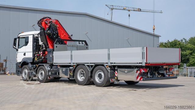 Vrachtauto met open laadbak MAN MAN 35.470 8x2 Kran F710 RA2.26