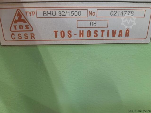 Rundschleifmaschine TOS Hostivař BHU 320 x 1500