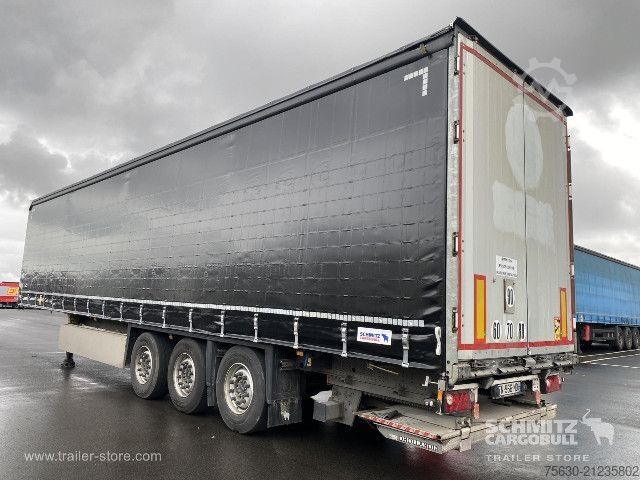 Åben sættevogn med presenning Schmitz Cargobull Semitrailer Curtainsider Standard Hayon