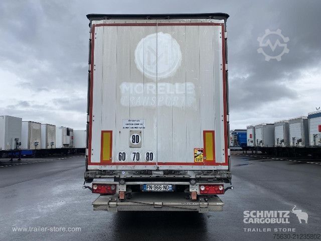 Åben sættevogn med presenning Schmitz Cargobull Semitrailer Curtainsider Standard Hayon