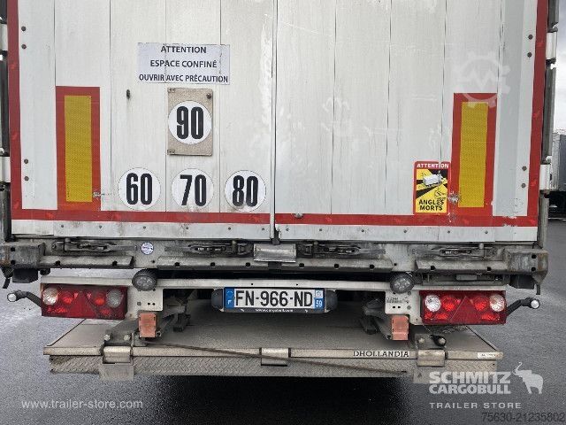 Åben sættevogn med presenning Schmitz Cargobull Semitrailer Curtainsider Standard Hayon