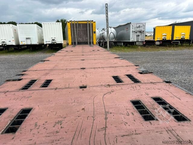 Semirimorchio con piattaforma di lavoro KRONE Stahlmatten Auflieger