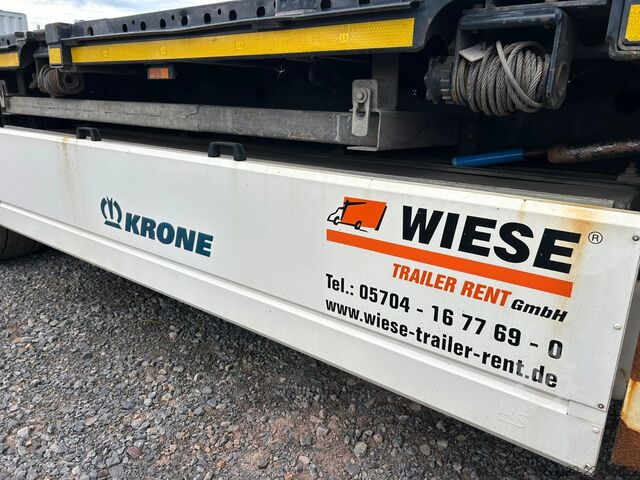 Semirimorchio con piattaforma di lavoro KRONE Stahlmatten Auflieger