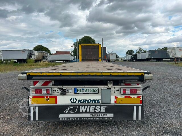 Semirimorchio con piattaforma di lavoro KRONE Stahlmatten Auflieger