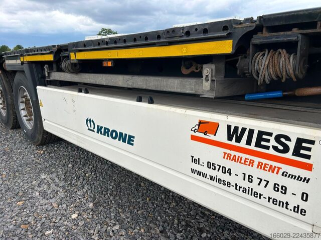 Semirimorchio con piattaforma di lavoro KRONE Stahlmatten Auflieger