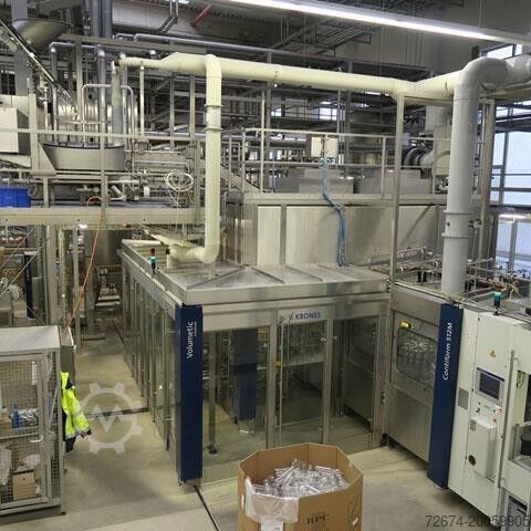 Beverage making machine Bottling Krones Line CSD Bottling 25.000 bph Ultra clean