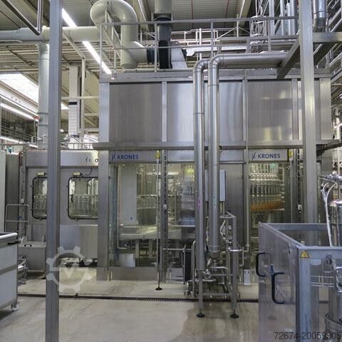 Beverage making machine Bottling Krones Line CSD Bottling 25.000 bph Ultra clean